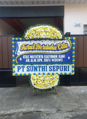 Papan Bunga Duka di Citali